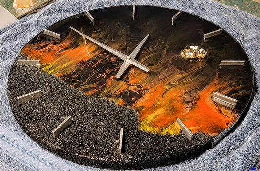Handcrafted Epoxy Clocks