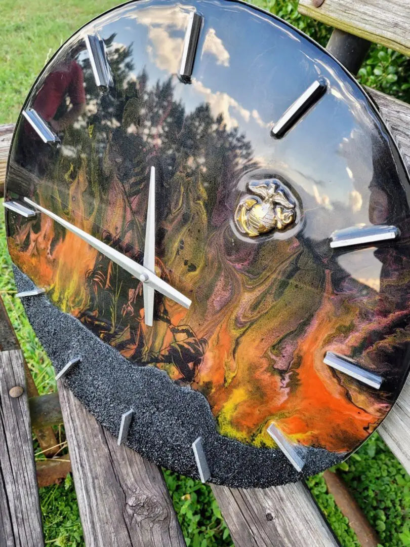 Handcrafted Epoxy Clocks